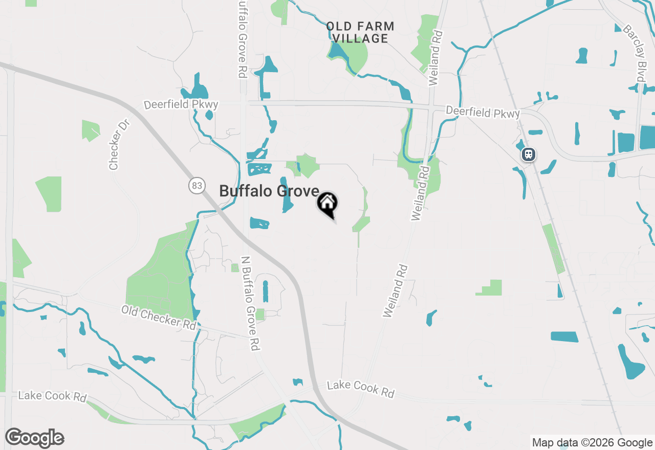 Map of 5 Wakefield Lane, Buffalo Grove, IL 60089