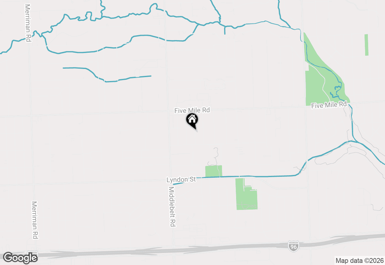 Map of 14969 Haller Street, Livonia, MI 48154