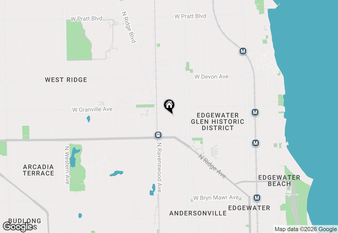 Map of 6115 N Hermitage Avenue, Chicago, IL 60660