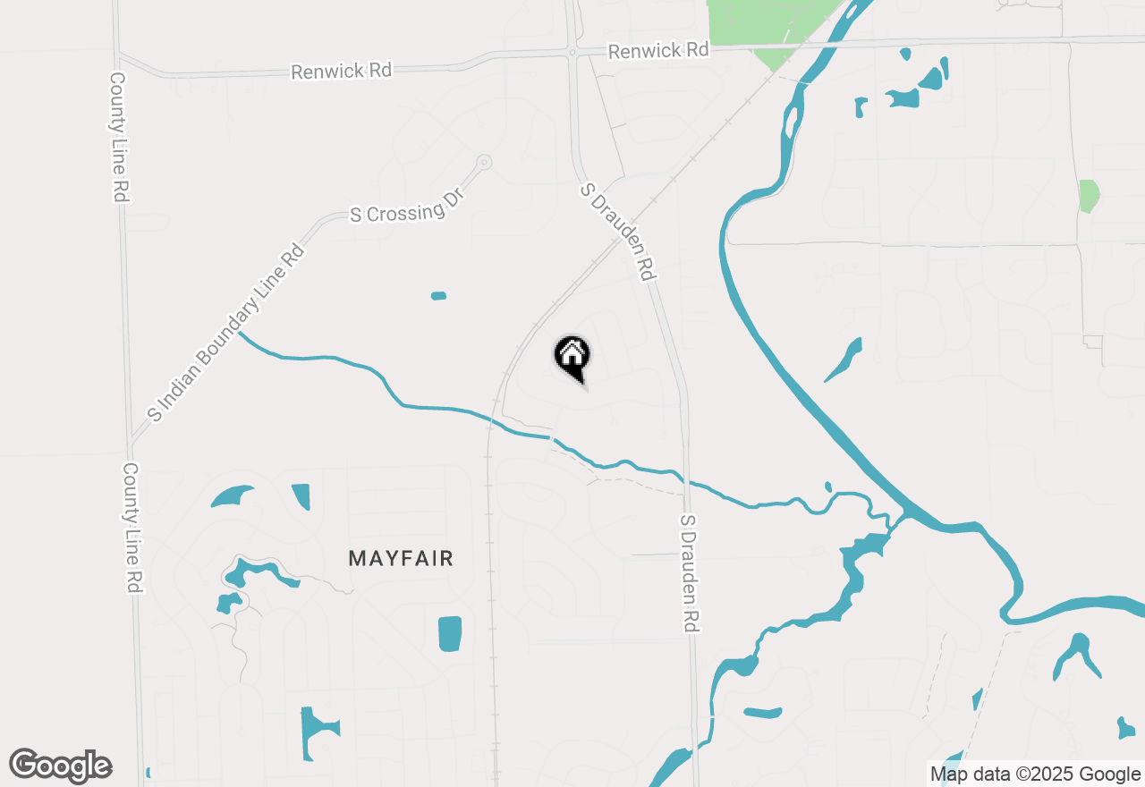 Map of 16512 S Mueller Circle, Plainfield, IL 60586