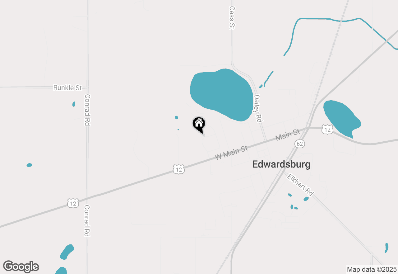Map of 68846 Claire Street, Edwardsburg, MI 49112