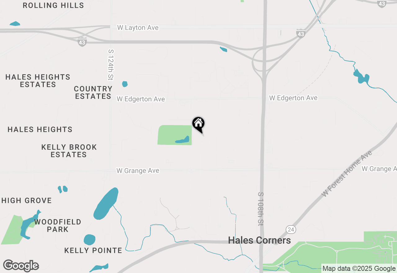Map of 5311 S 115th St, Hales Corners, WI 53130