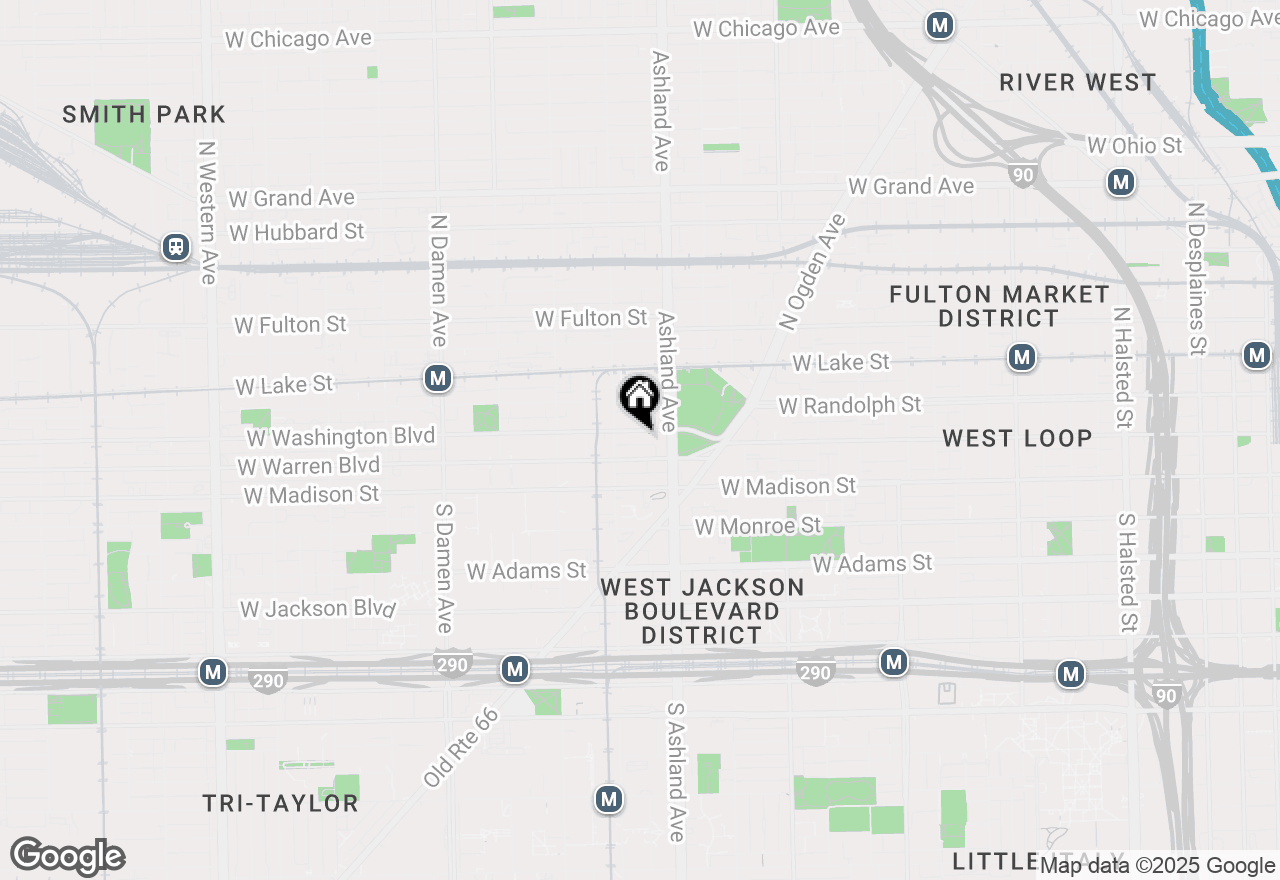 Map of 1635 W Washington Street, Chicago, IL 60612