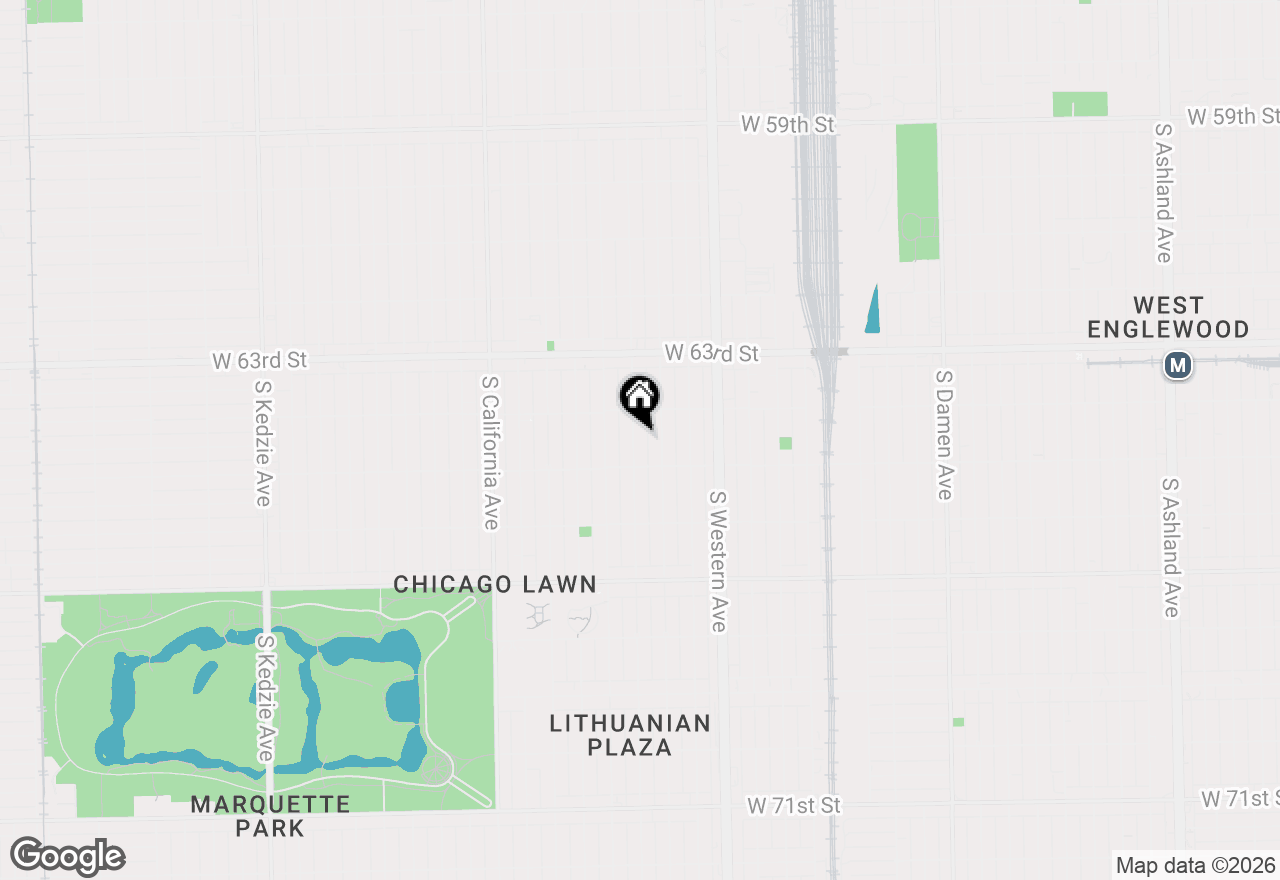 Map of 6431 S Maplewood Avenue, Chicago, IL 60629