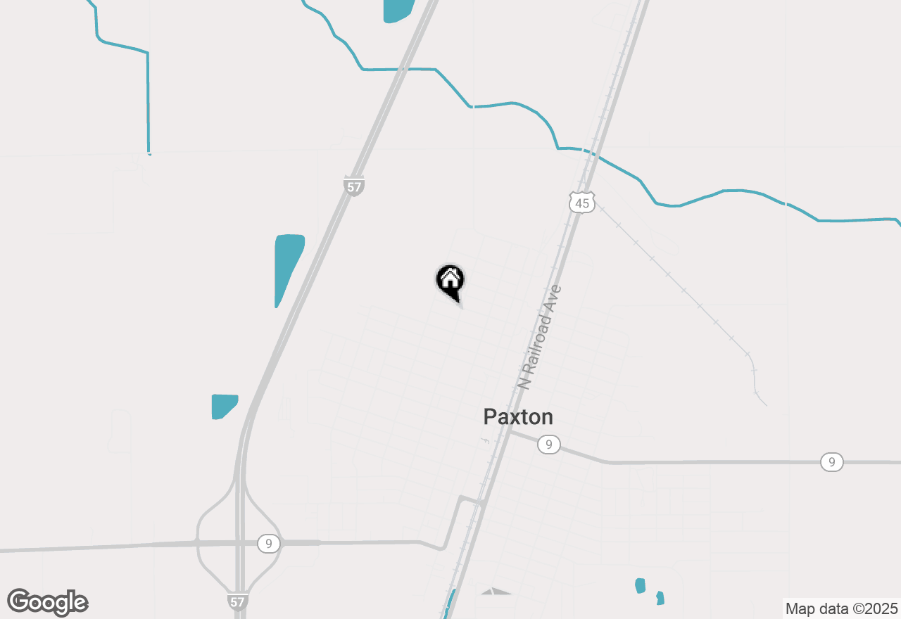 Map of 308 W Spruce Street, Paxton, IL 60957