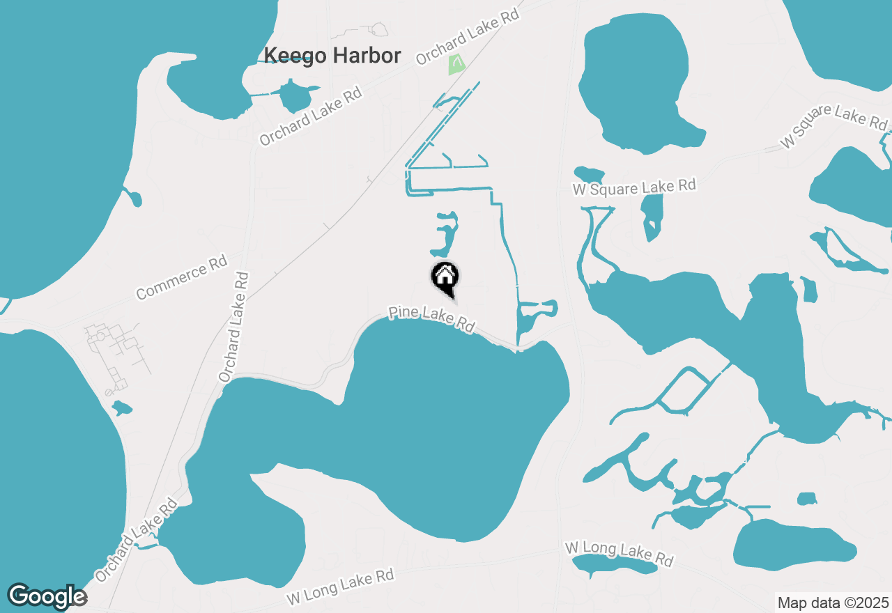 Map of 2690 Pine Lake Road, West Bloomfield, MI 48324