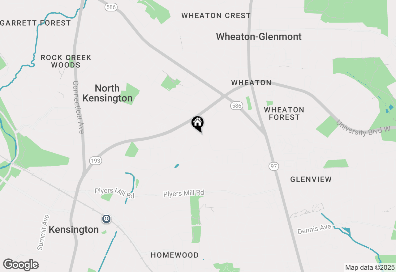 Map of 11921 Coronada Place, Kensington, MD 20895