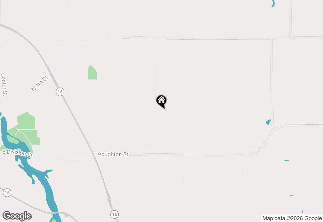 Map of N249 Huberbrooks Dr, Watertown, WI 53098