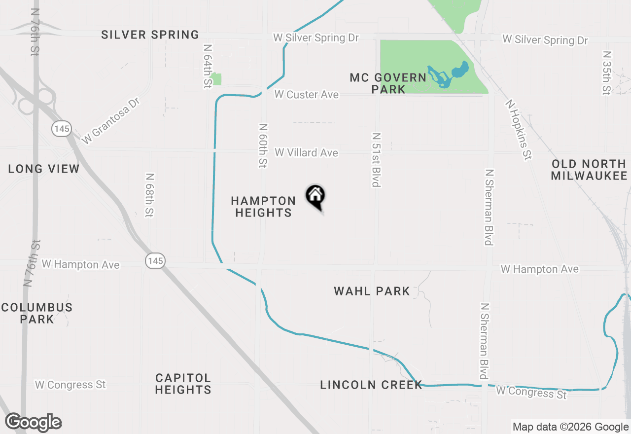 Map of 4965 N 55th St, Milwaukee, WI 53218