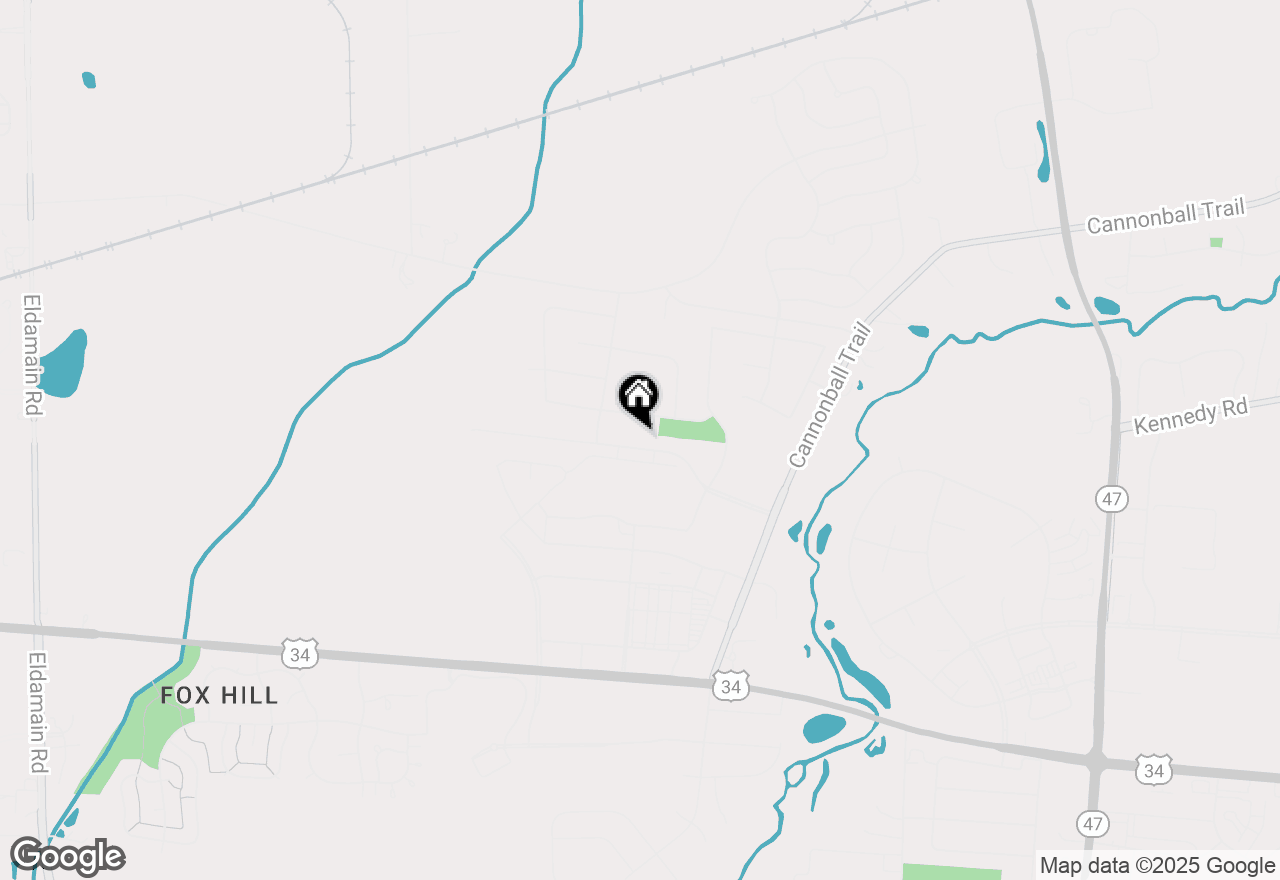 Map of 941 Blackberry Shore Lane, Yorkville, IL 60560