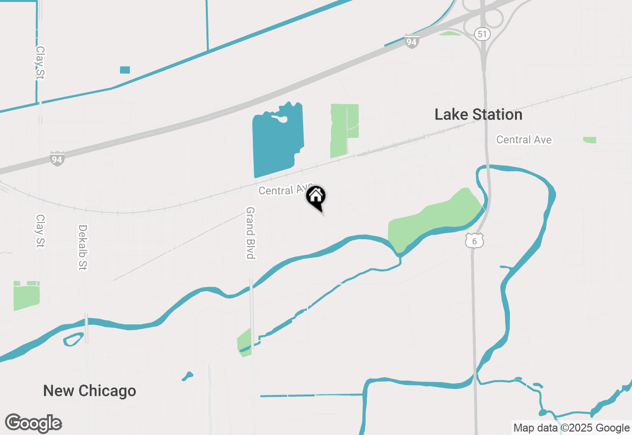 Map of 2664 Lawrence Street, Lake Station, IN 46405