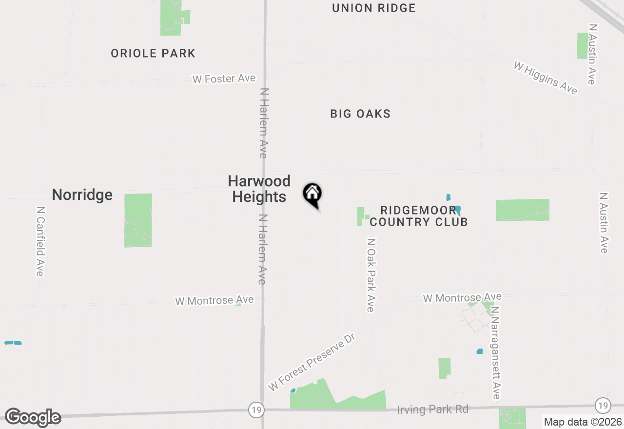 Map of 4628 N Sayre Avenue, Harwood Heights, IL 60706