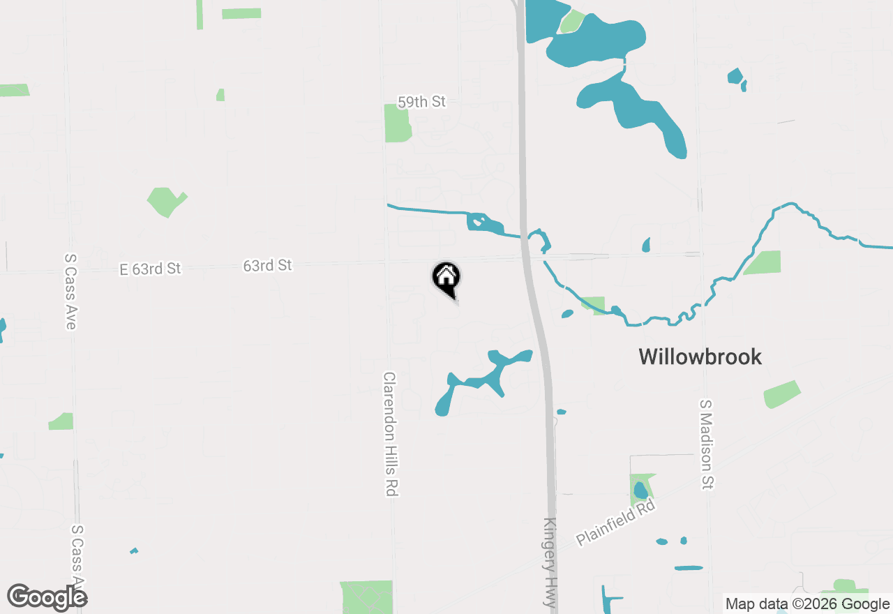 Map of 6340 Americana Drive #904, Willowbrook, IL 60527