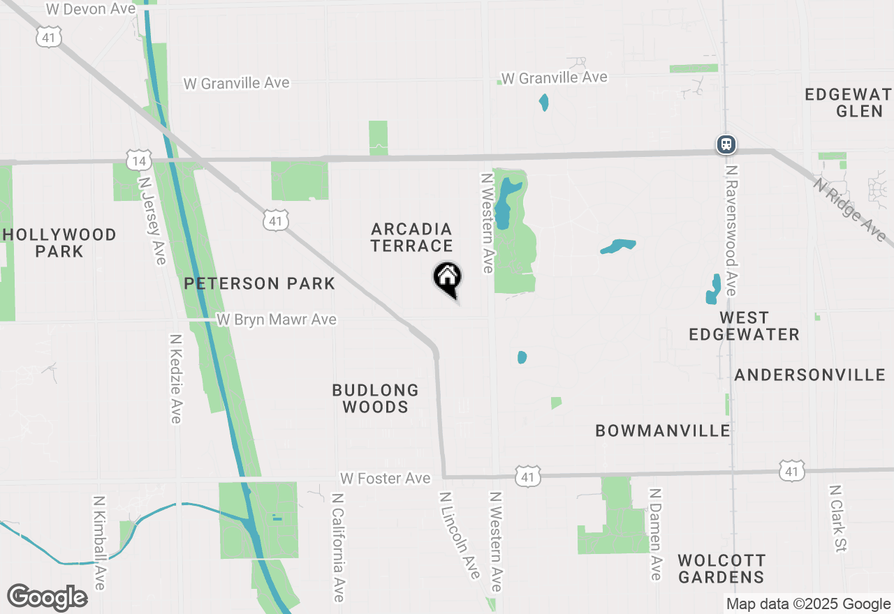 Map of 5614 N Campbell Avenue, Chicago, IL 60659