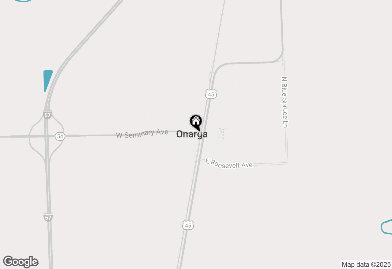 Map of 111 W Seminary Avenue, Onarga, IL 60955