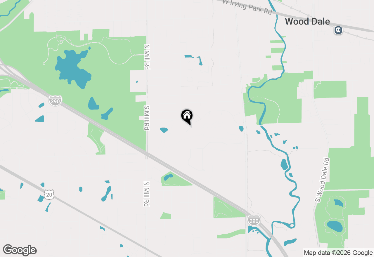 Map of 713 Elizabeth Drive #24-D, Wood Dale, IL 60191