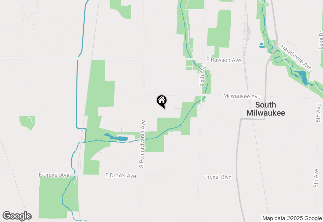 Map of 1731 Michigan Ave, South Milwaukee, WI 53172