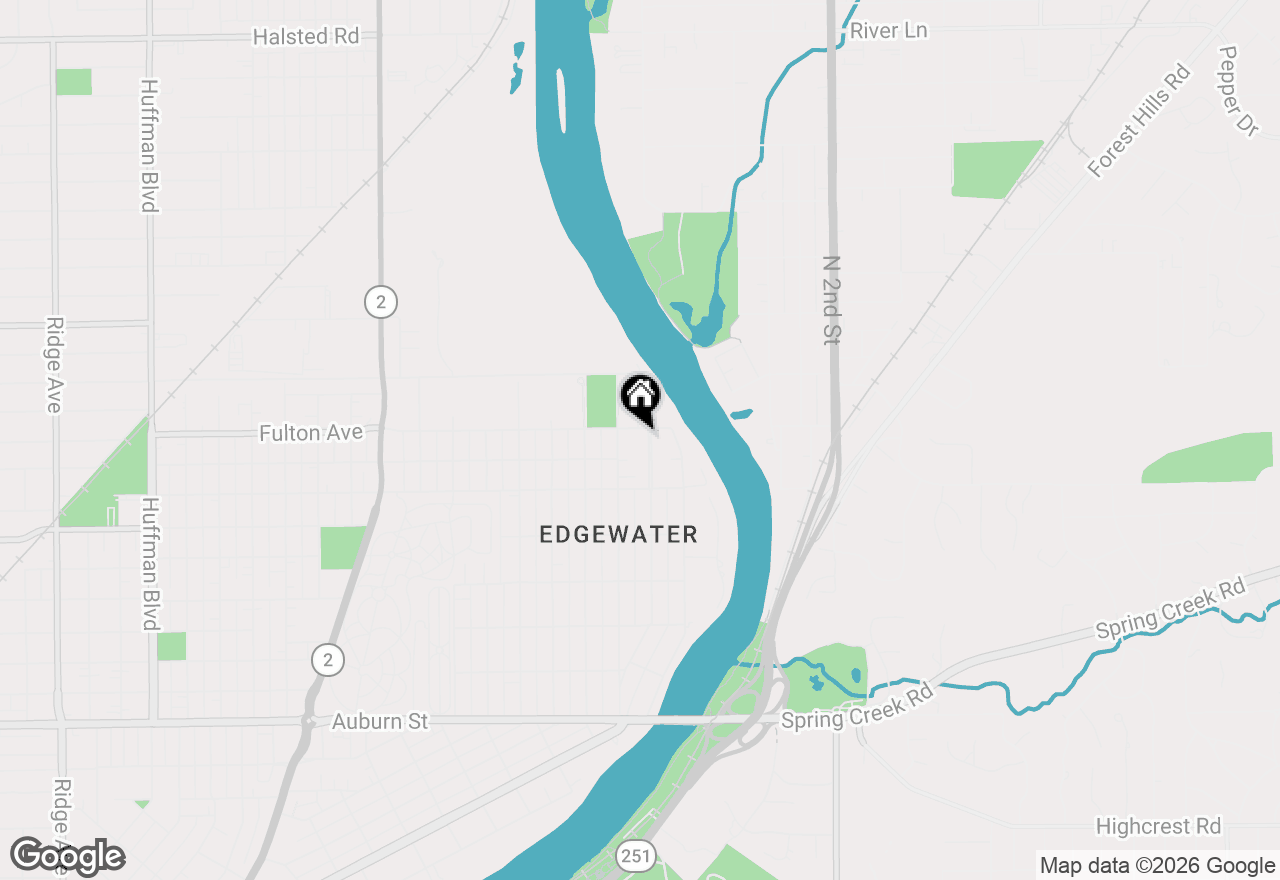 Map of 2326 Clinton Place, Rockford, IL 61103