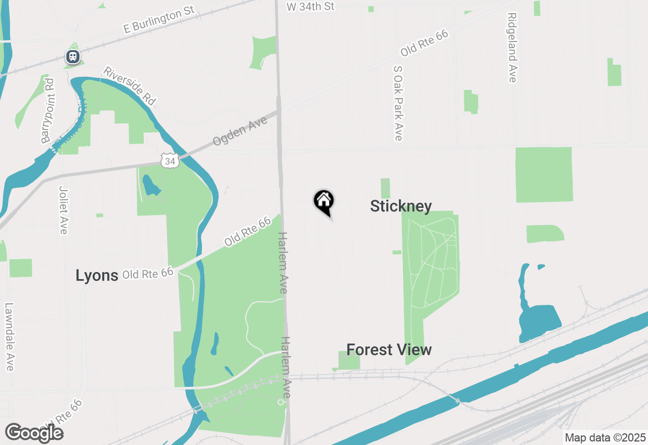 Map of 4122 Wenonah Avenue, Berwyn, IL 60402