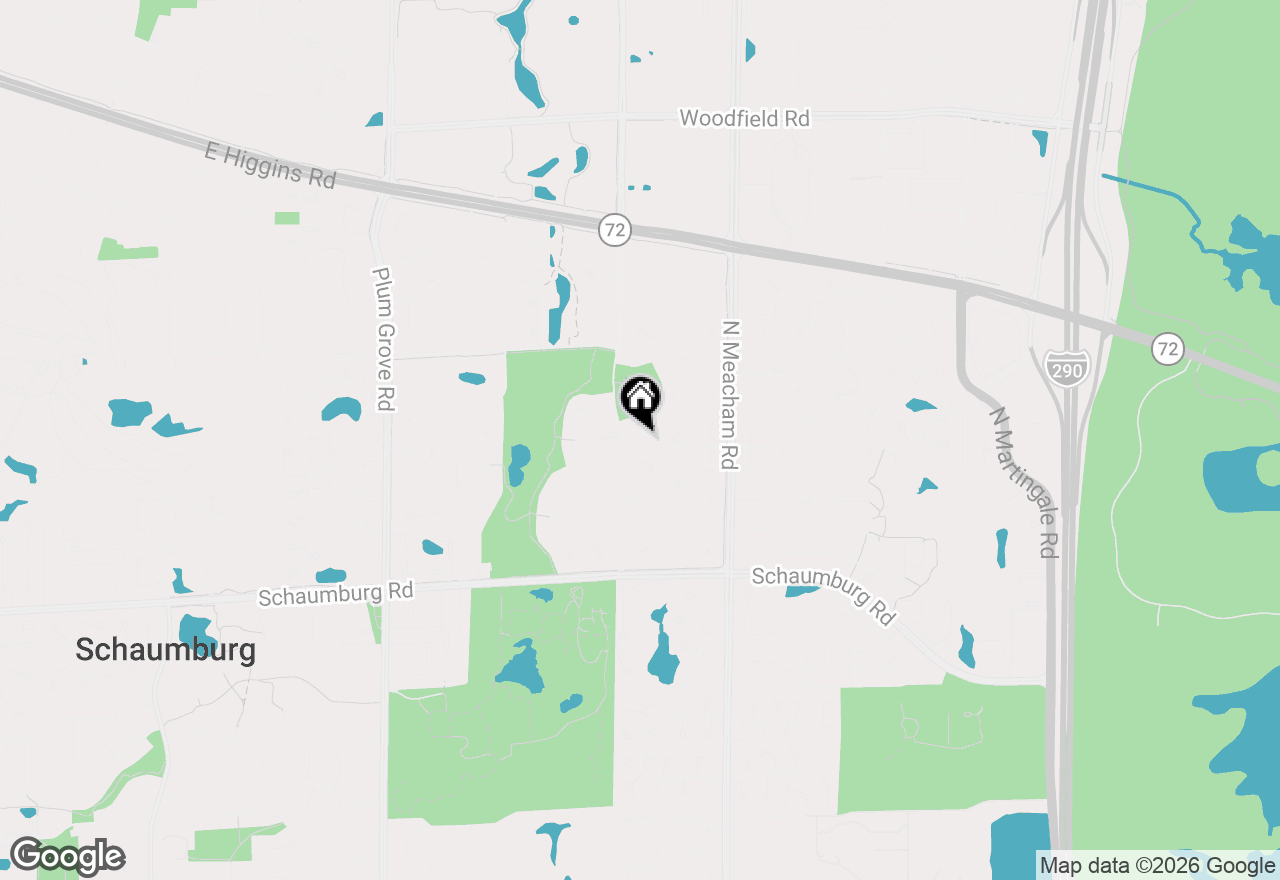 Map of 1339 Beckett Lane, Schaumburg, IL 60173