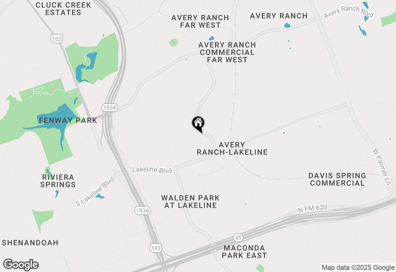 Map of 10800 Lakeline Blvd #13202, Austin, TX 78717