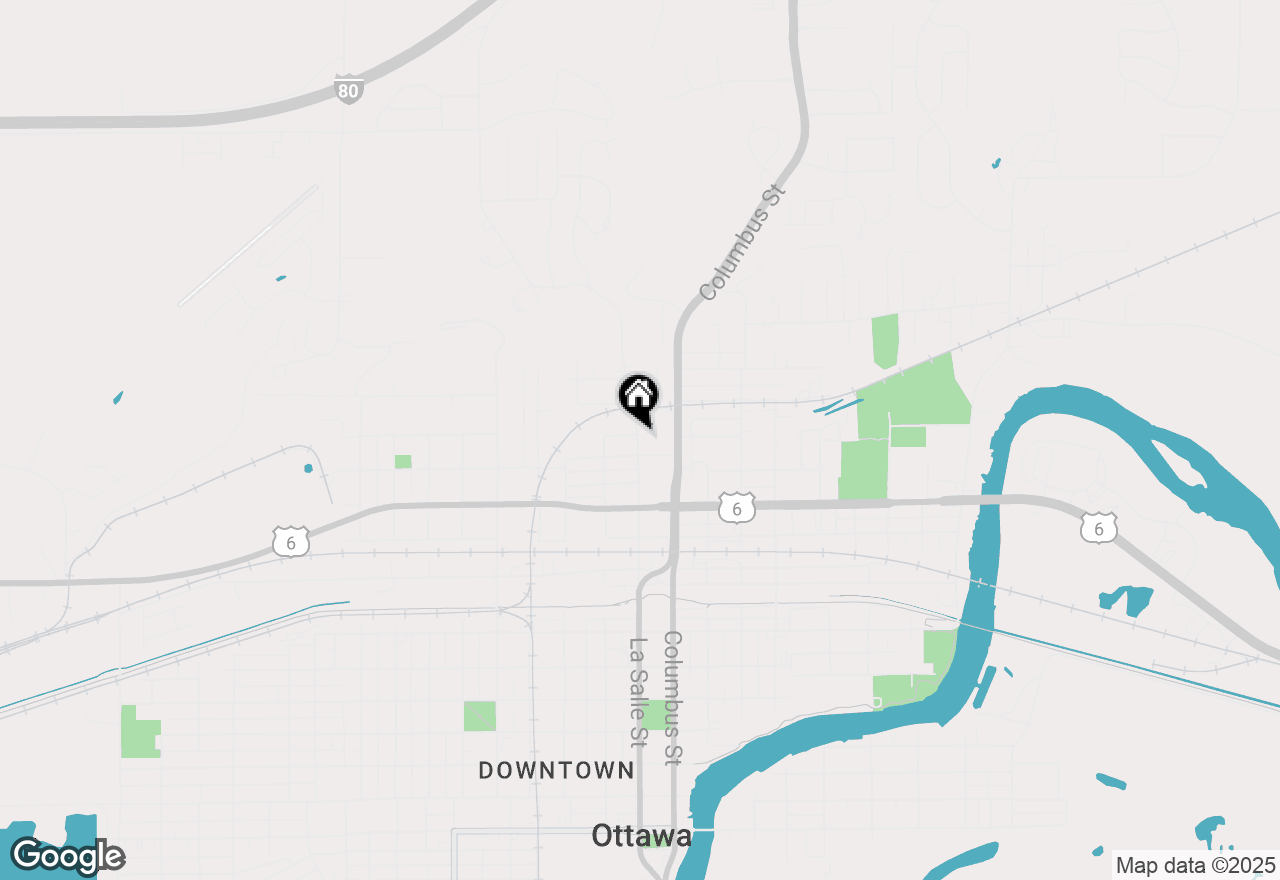 Map of 1832 La Salle Street, Ottawa, IL 61350