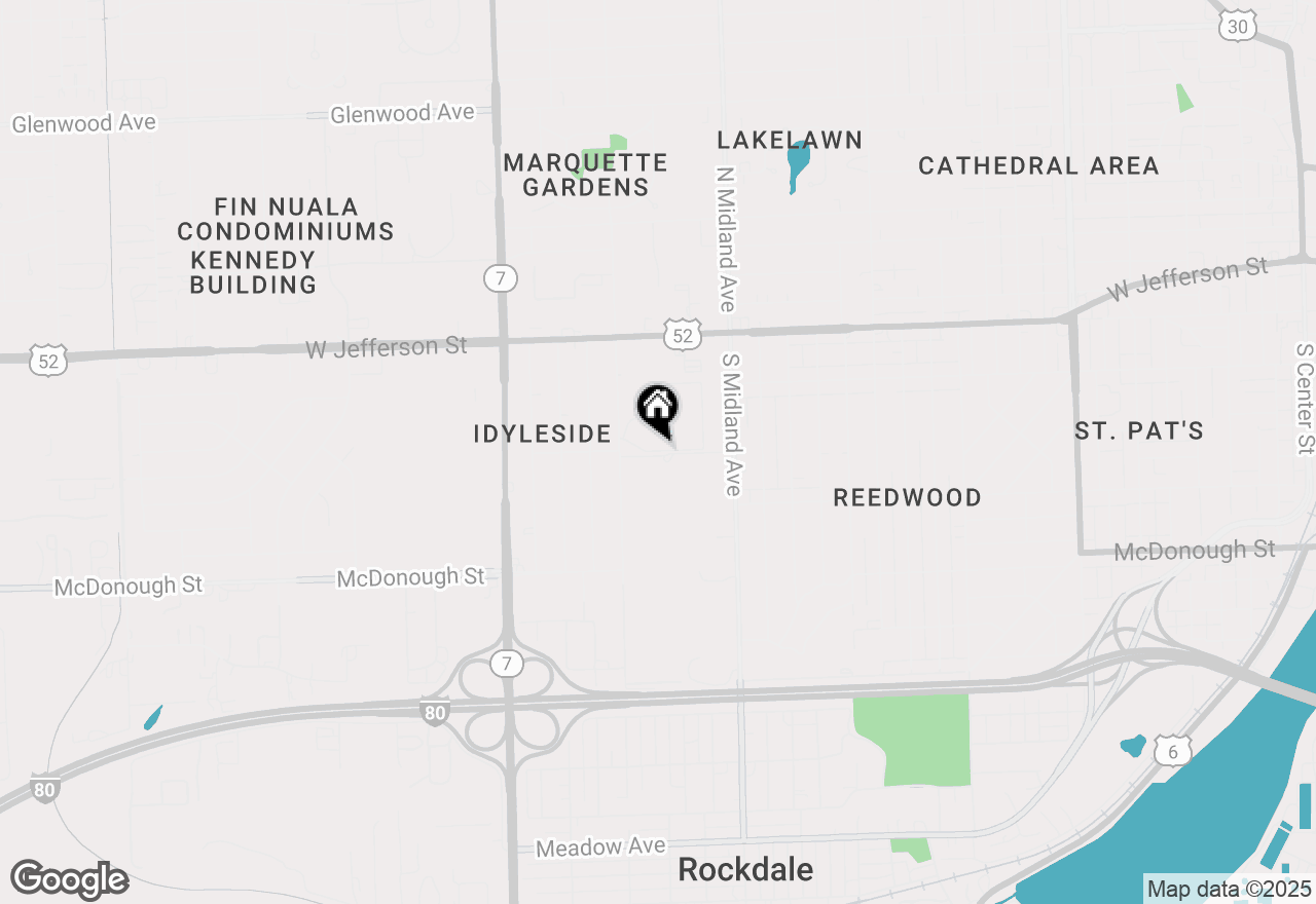 Map of 1502 Woodbridge Road #2F, Joliet, IL 60436