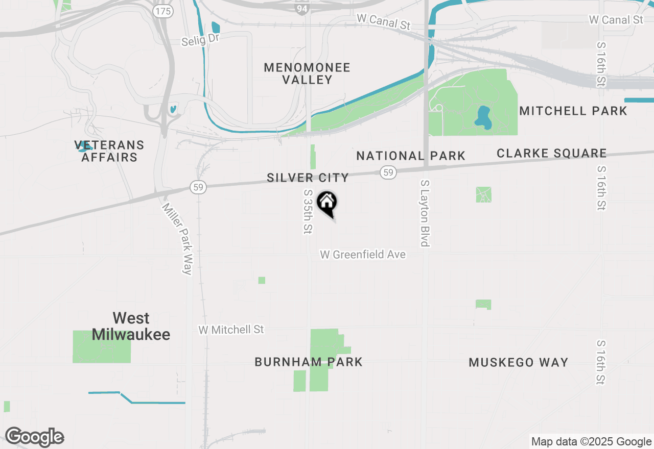 Map of 3331 W Scott St #3333 & , Milwaukee, WI 53215