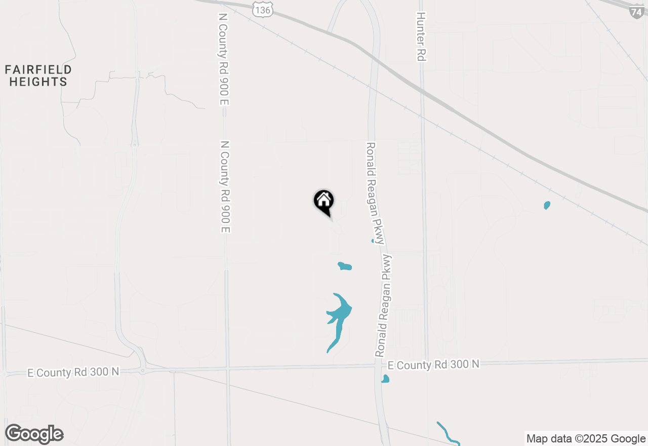 Map of 3680 N County Road 950 E, Brownsburg, IN 46112