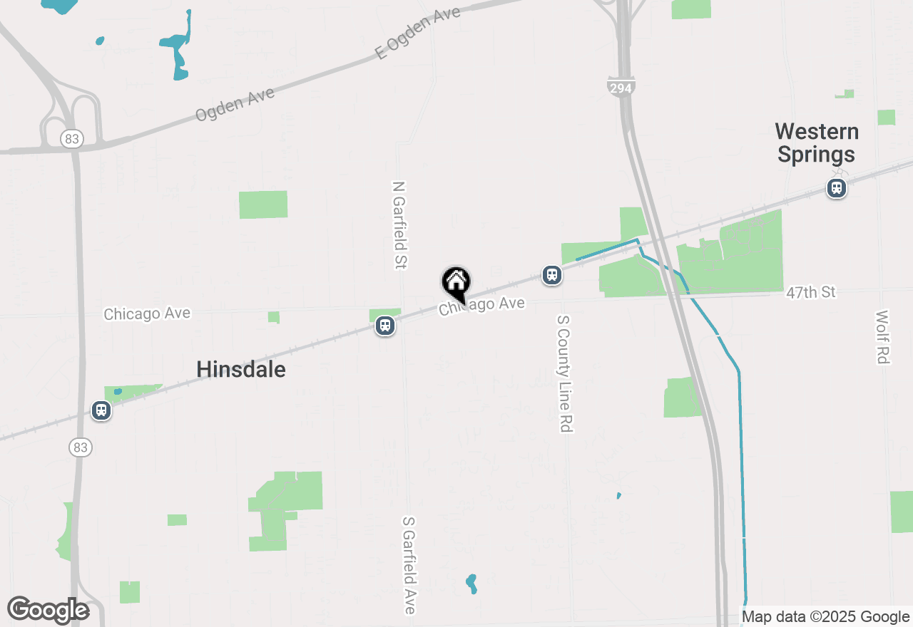 Map of 216 E Chicago Avenue, Hinsdale, IL 60521