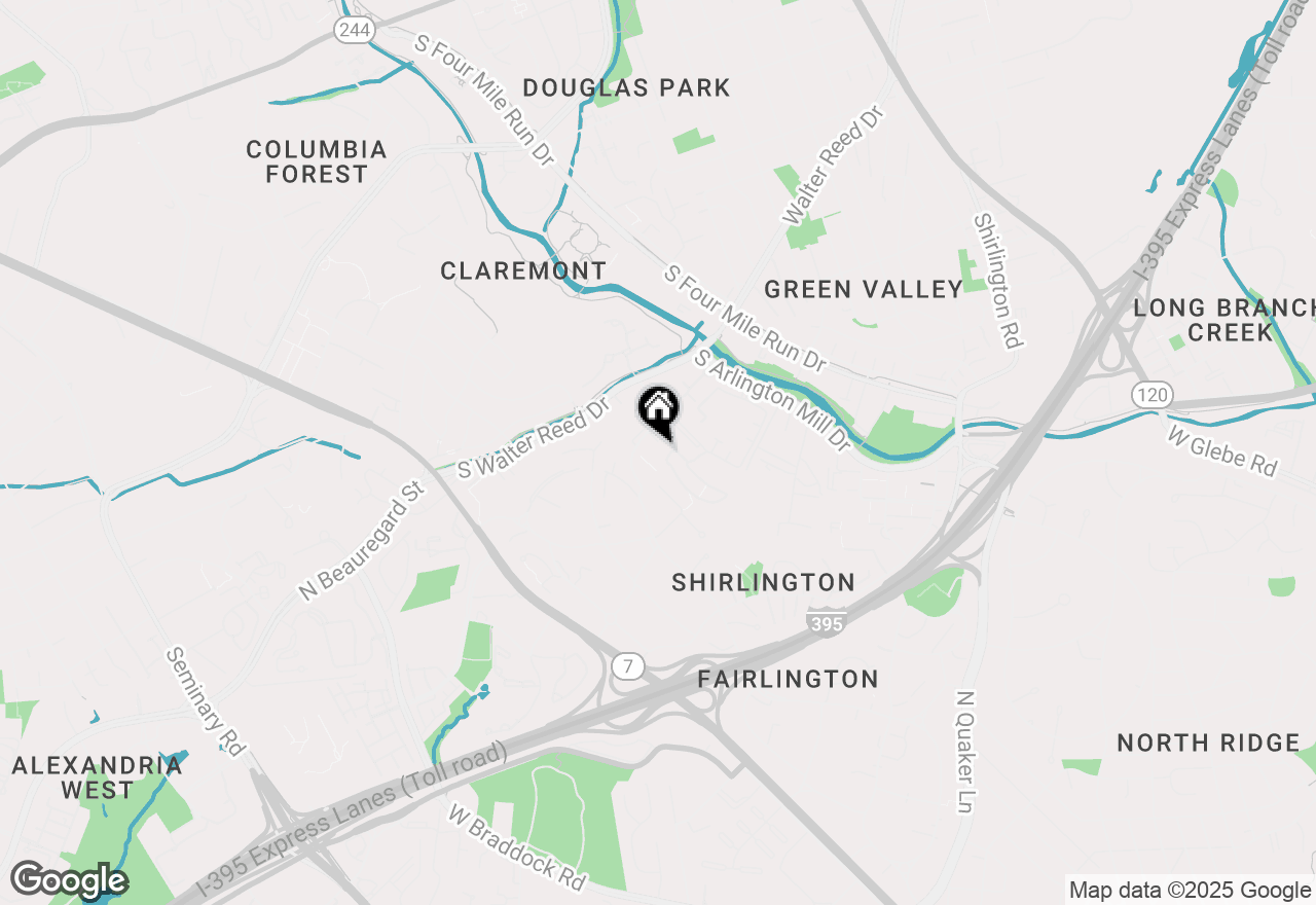 Map of 4614 28th Road S #B, Arlington, VA 22206