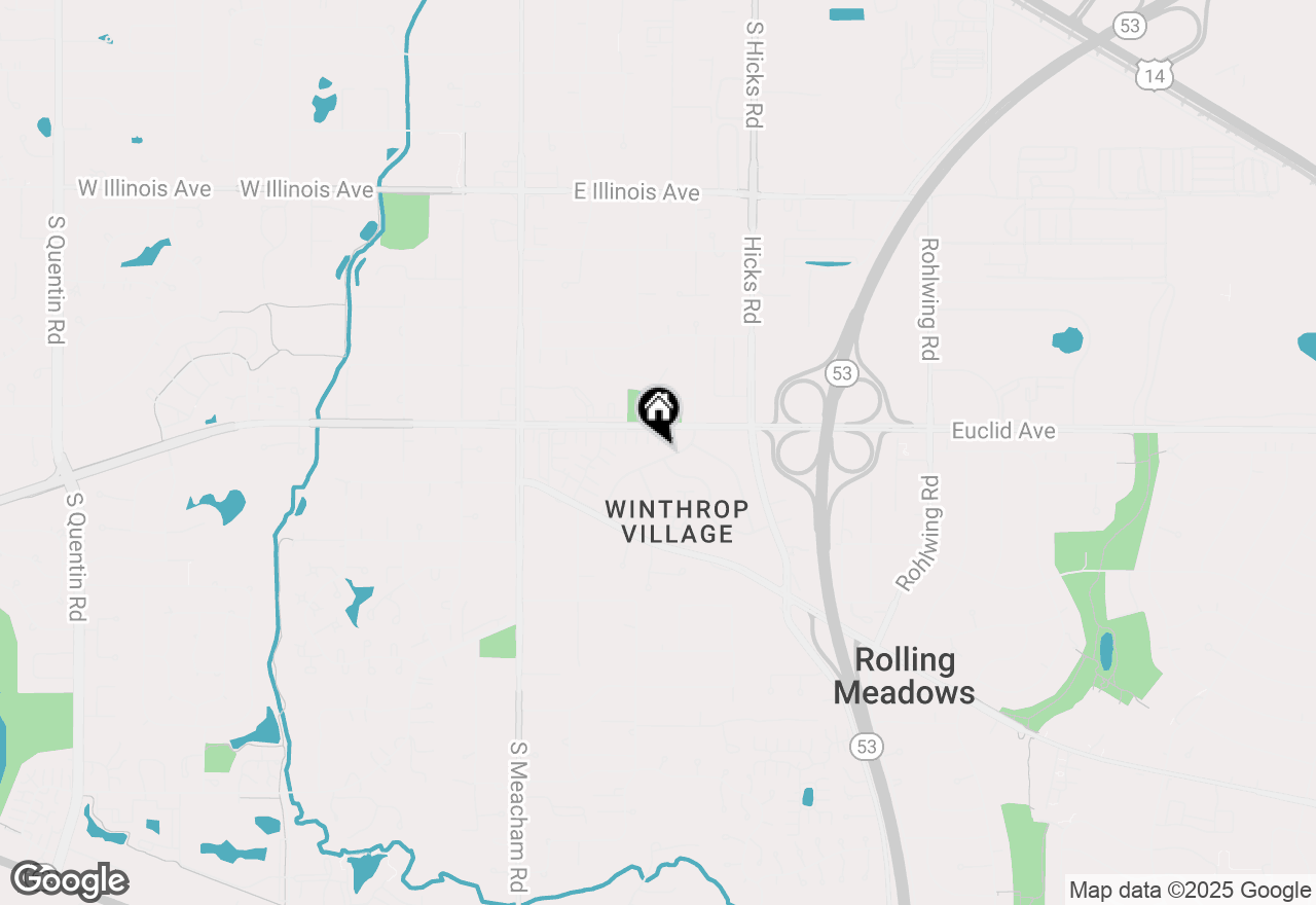 Map of 2041 Vermont Street, Rolling Meadows, IL 60008