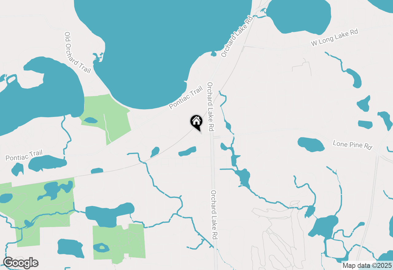 Map of 4382 Knightsbridge Lane, West Bloomfield, MI 48323