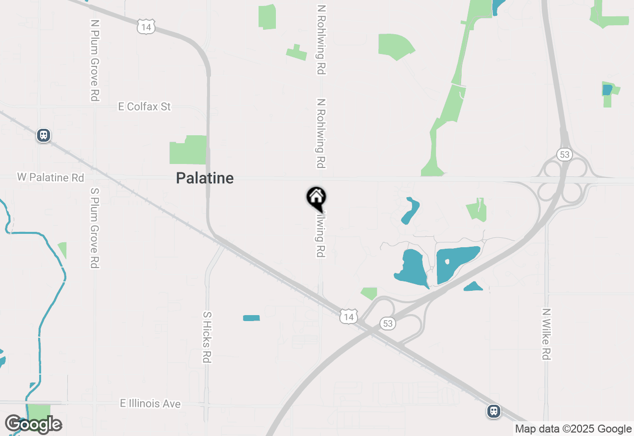 Map of 120 S Rohlwing Road, Palatine, IL 60074