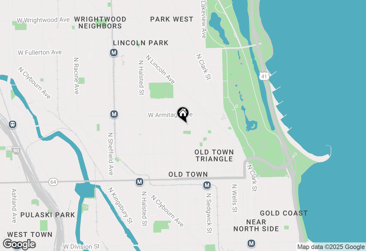 Map of 1933 N Mohawk, Chicago, IL 60614