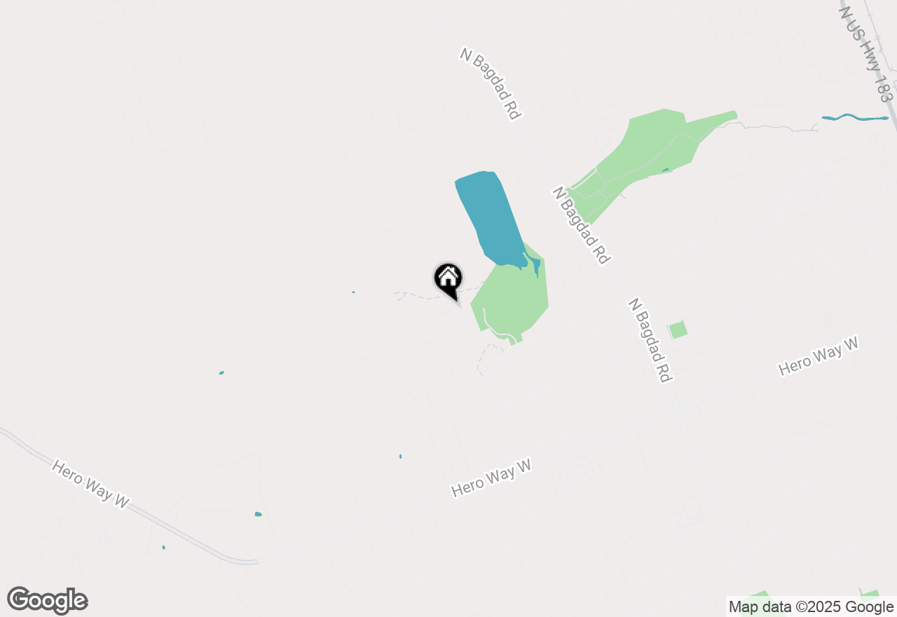 Map of 1813 Lazy Grove Bnd, Leander, TX 78641