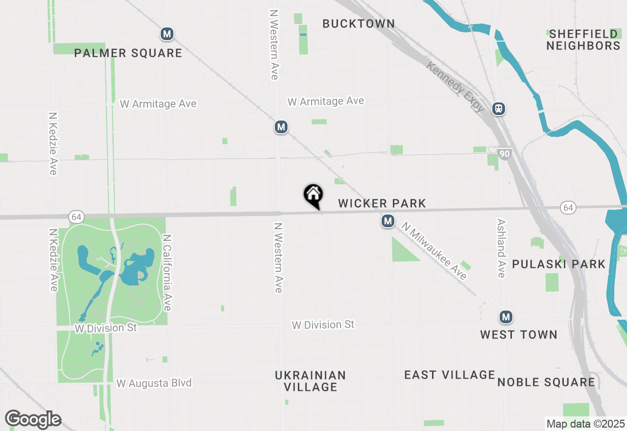 Map of 2245 W North Avenue #303, Chicago, IL 60647