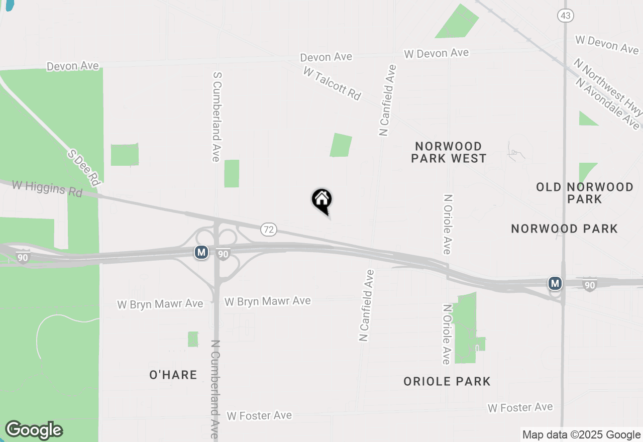 Map of 1929 S Ashland Avenue, Park Ridge, IL 60068