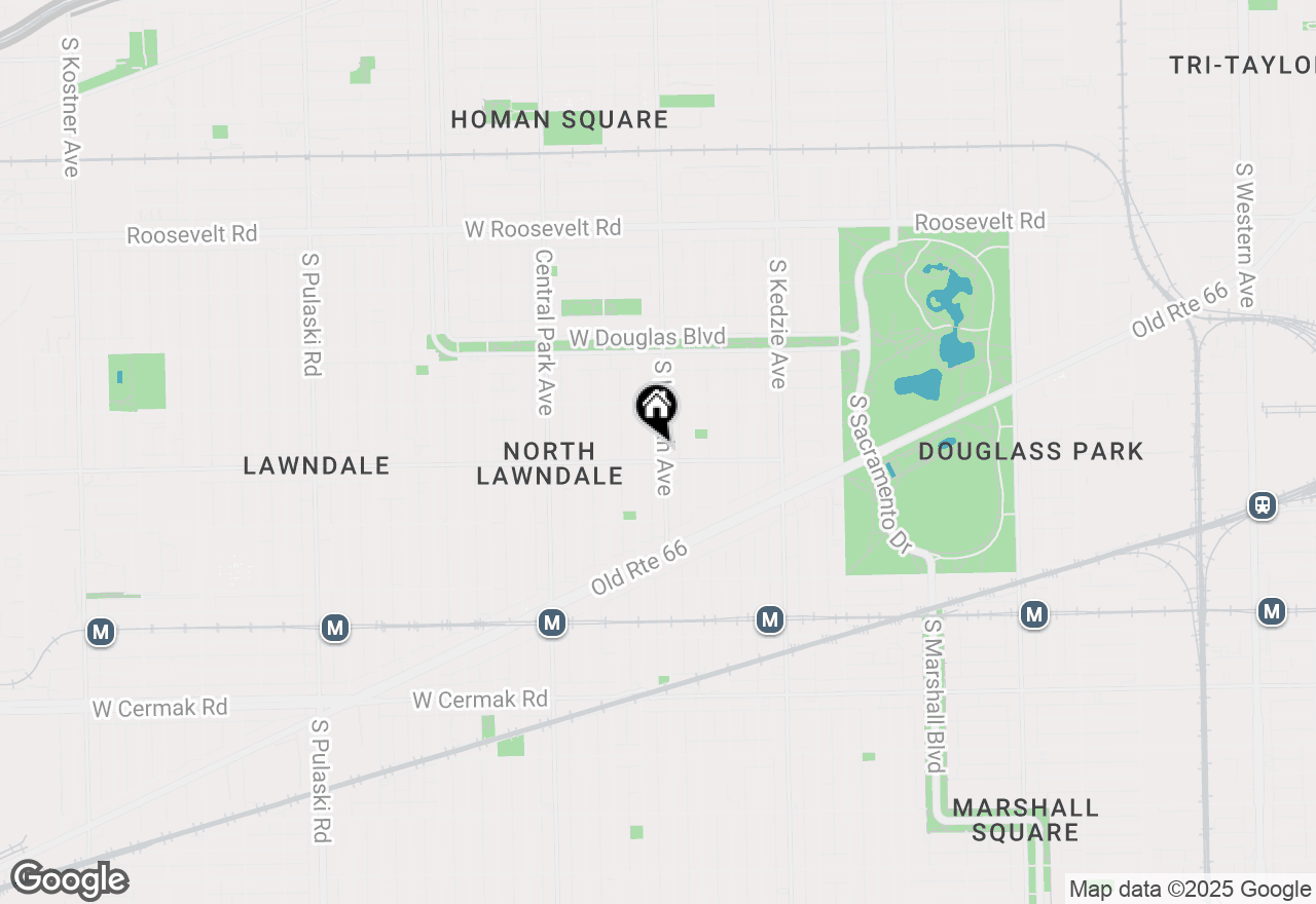 Map of 1550 S Homan Avenue #2, Chicago, IL 60623