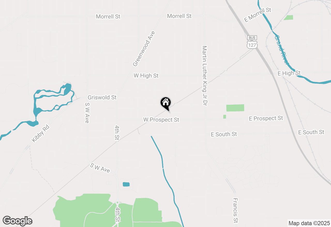 Map of 1806 Woodsum, Jackson, MI 49203