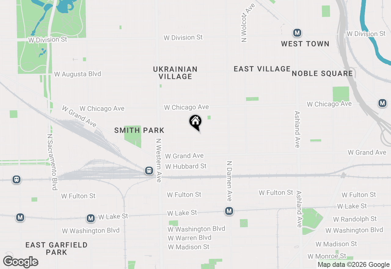 Map of 2157 W Erie Street, Chicago, IL 60612