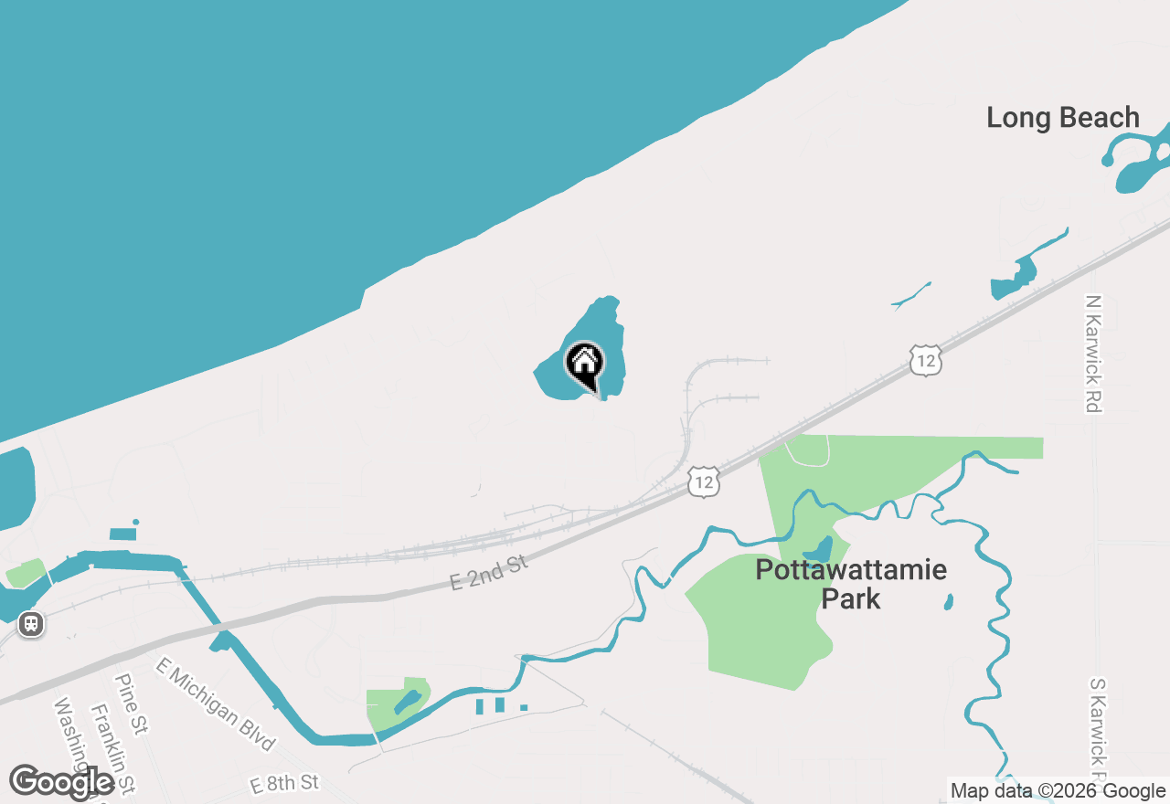 Map of 328 Beachwalk Lane, Michigan City, IN 46360