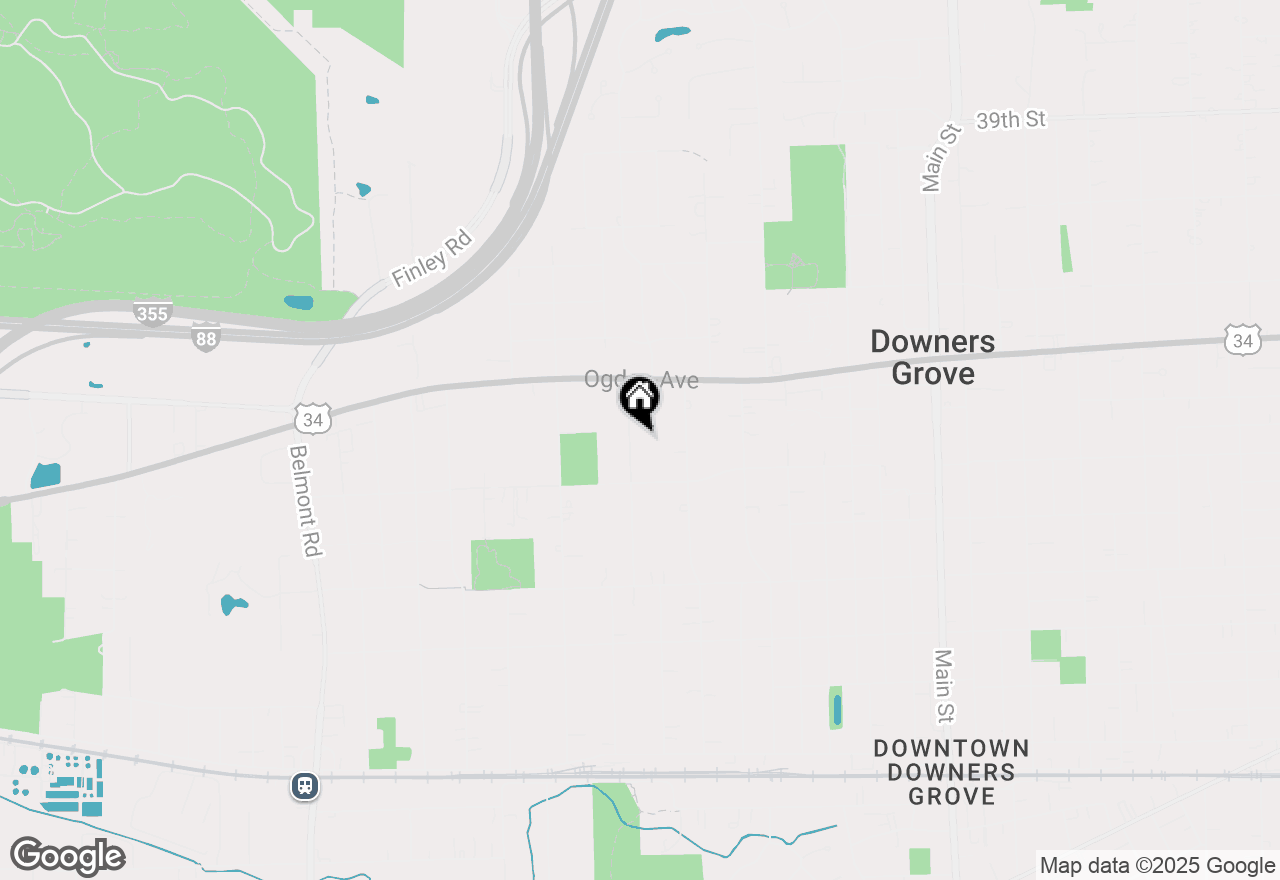 Map of 4429 Downers Drive, Downers Grove, IL 60515