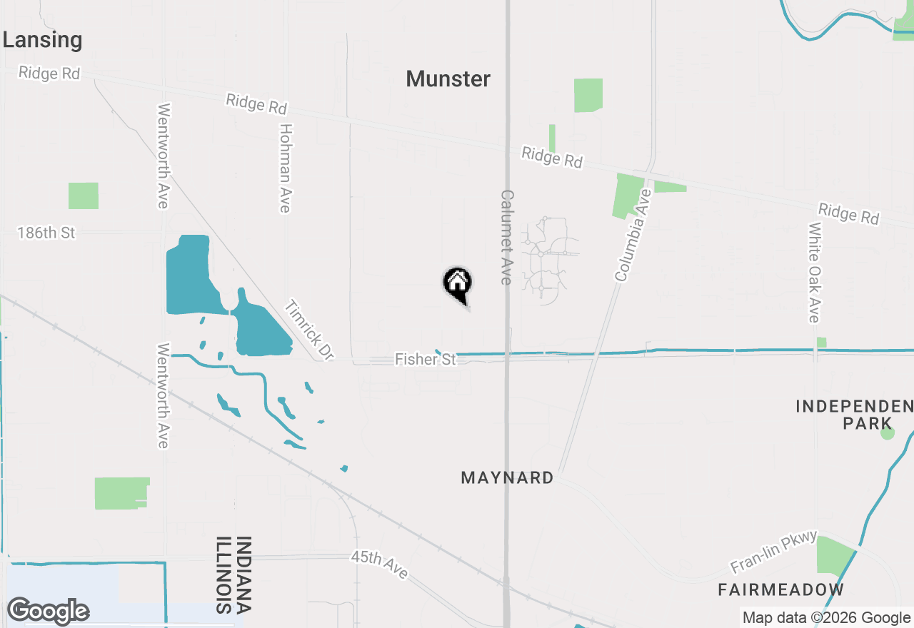 Map of 8778 Madison Avenue, Munster, IN 46321