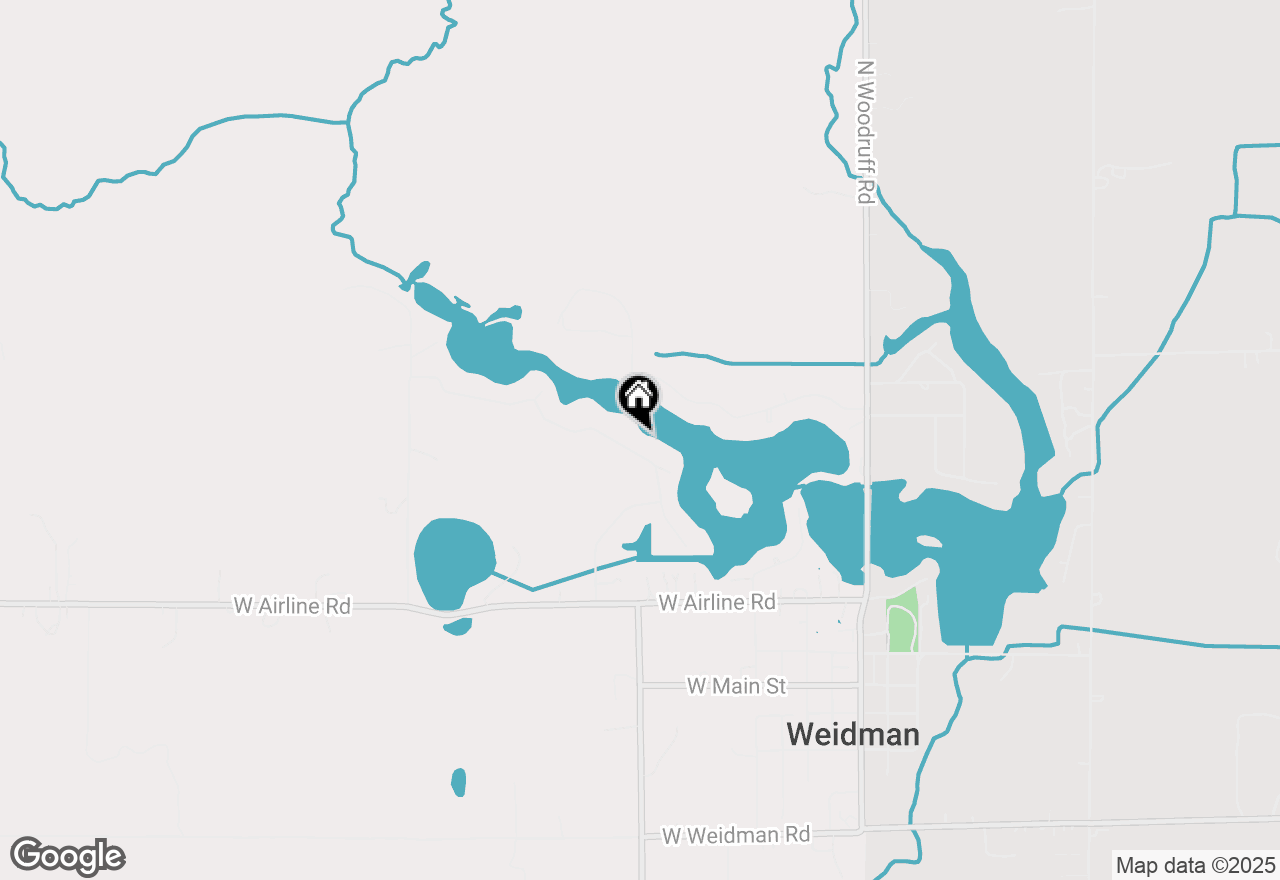 Map of 6600 W Shore Drive, Weidman, MI 48893