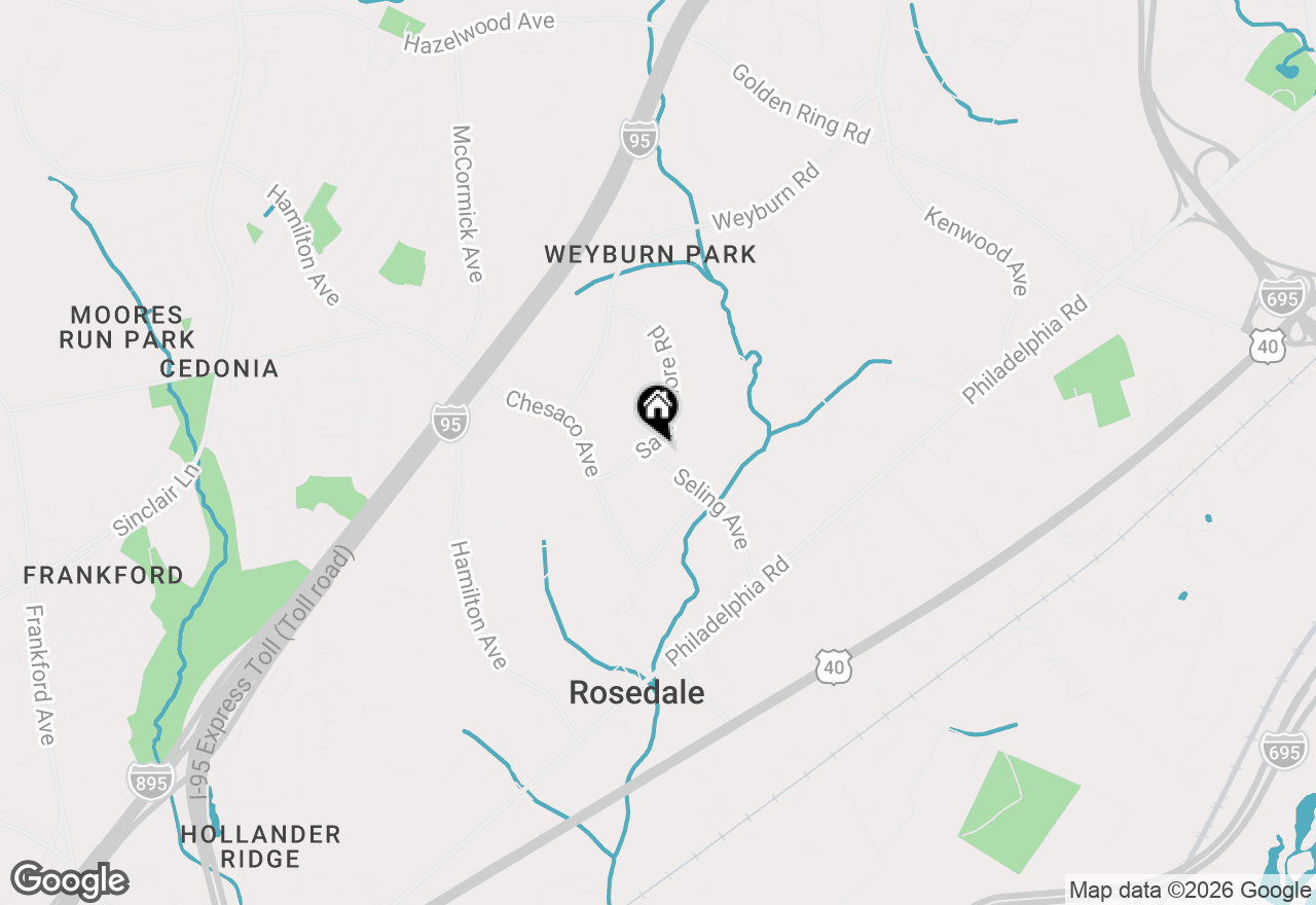 Map of 8101 Sagramore Road, Baltimore, MD 21237