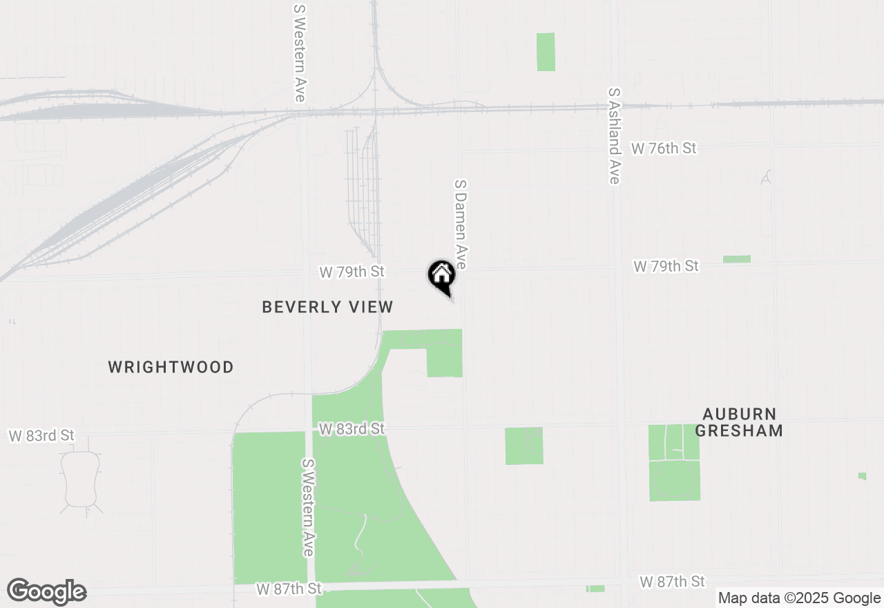 Map of 2028 W 80th Street, Chicago, IL 60620