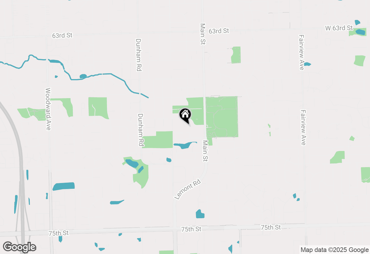 Map of 6841 Carpenter Street, Downers Grove, IL 60516