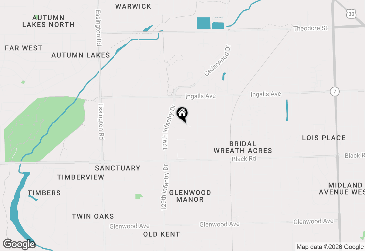 Map of 2620 George Avenue, Joliet, IL 60435