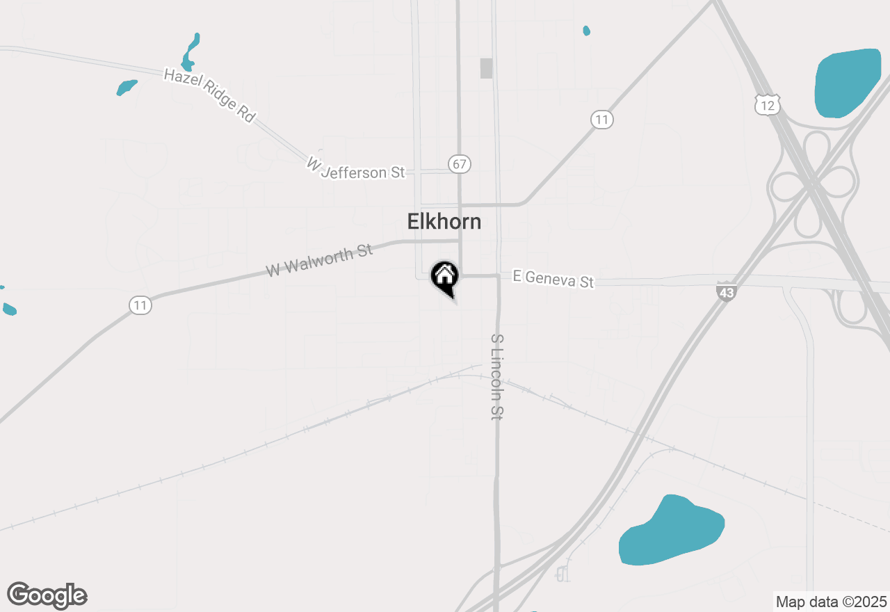 Map of 123 S Broad St, Elkhorn, WI 53121